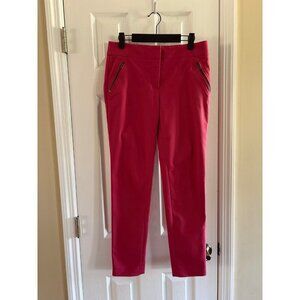 Loft Marisa Skinny Pants Pink Red Size 0